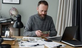 Accrual accounting timeline showing why profit and cash can differ